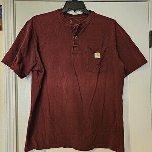 Carhartt loose fit pocket three button T-Shirt size Large